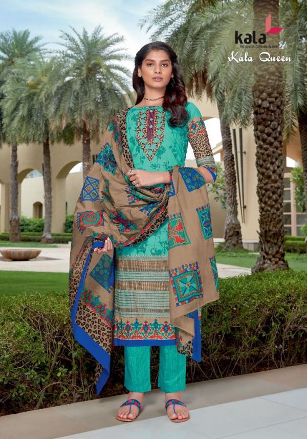 Kala Queen Fancy Cotton Printed Dress Materials